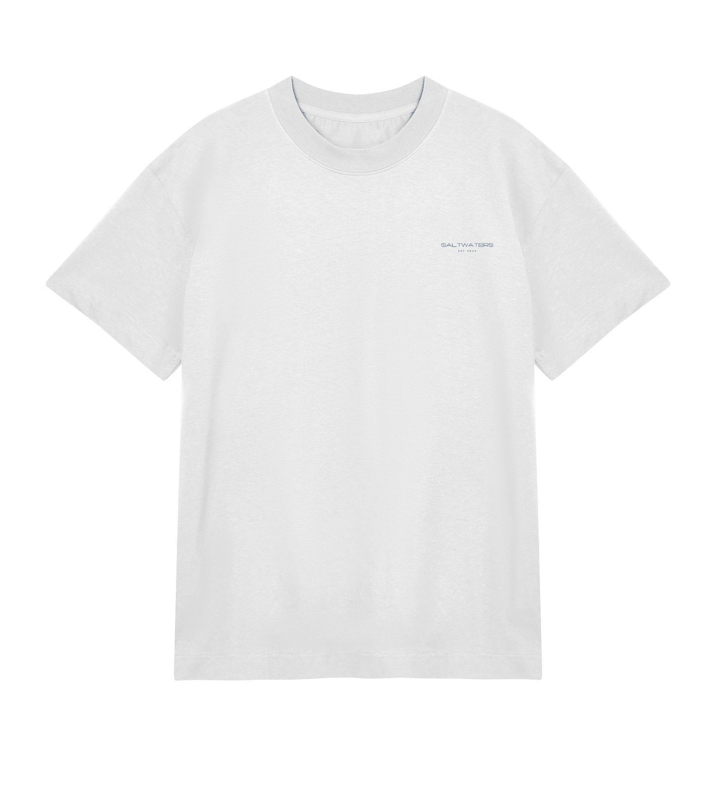 Saltwaters Off White/Cabine Boxy Mens Tee - Saltwaters Clothing